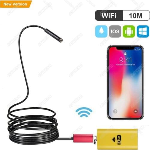 HD 8mm Lens 720P 2M Android Phone Camera WIFI Endoscope inspection Camera Snake USB Pipe Inspection Borescope for Iphone IOS