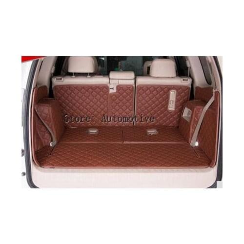 Good! Special trunk mats for Toyota Land Cruiser Prado 7seats 2015-2010 durable waterproof carpets for Prado 2014,Free shipping