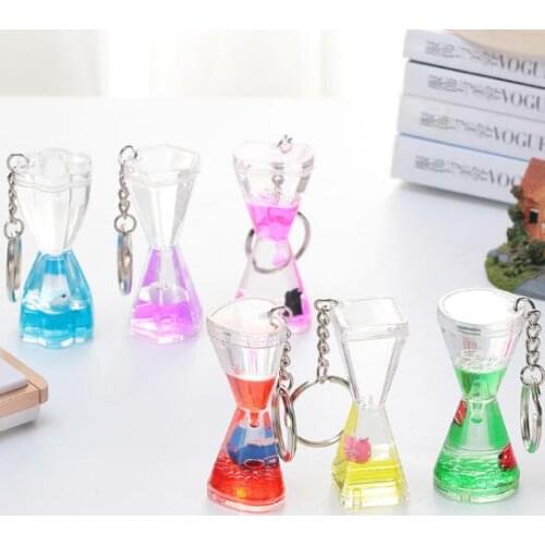 Creative cute little animal drip oil key chain mini drip oil key pendant plastic pendant gift around the waist