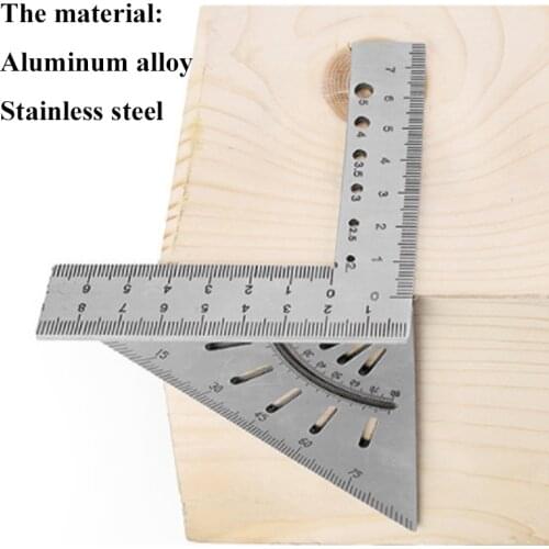 45 Degree Woodworking Ruler 90 Degree Metric Gauge Square Layout Miter Triangle Ruler Measure Tools Woodworking Tools