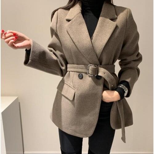Loribindwood Women's Coats With A Belt