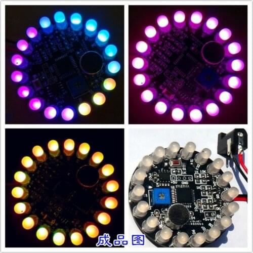 RGB color LED DISPLAY KITS soldering kits Electronic diy kits DIY Brain-training Toy