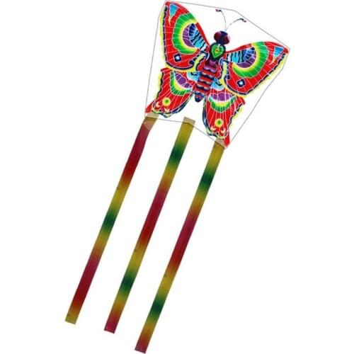 5pcs/lot Outdoor Plastic Children Kite Funny Sports Butterfly Bee Eagle Model Flying Kite Toys Without Line