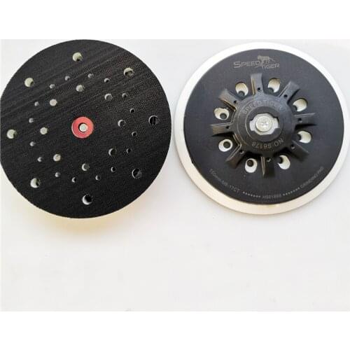 6 Inch 150mm 17-Hole Pad for Hook and Loop Sanding Disc Backing Pad Polishing Power Sander Accessories