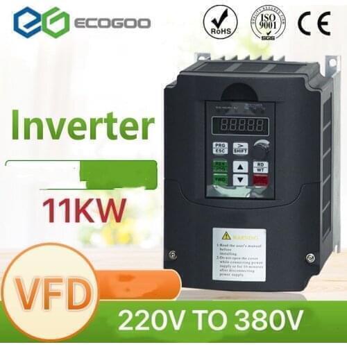 Varible frequency drive inverter/Frequency converter 220V to 380V 4KW-11KW 3 phase vfd