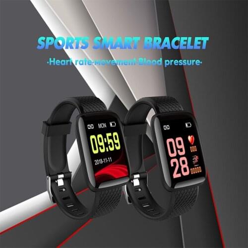 A6 Waterproof Color Screen Smart Bracelet Heart Rate Blood Pressure Monitoring Music Control Call Message Reminder Smart Watch