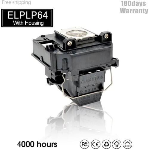 Compatible For ELPLP64 Projector Lamp Bulb for EPS0N D6155W/D6250/EB-1840W/EB-1850W/EB-1860/EB-1870/EB-1880/EB-935W/EB-D6155W
