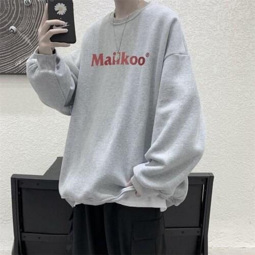 Men Sweatshirts Loose Style Hip Hop Punk Pullover Mens Oversized Hoodies Outwear