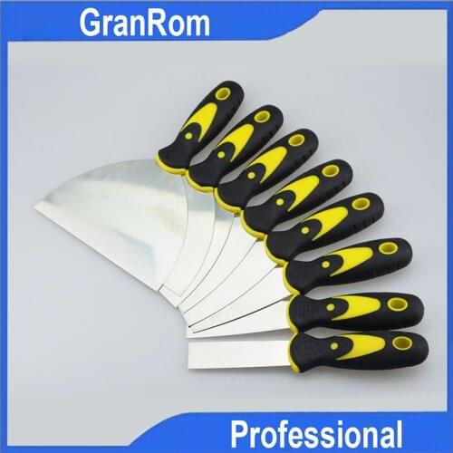 Stainless Steel Thickened Cleaning Putty Knife Shovel Wall Knife Glass Tile Floor Scraping Knife Sewing Cleaning Tool