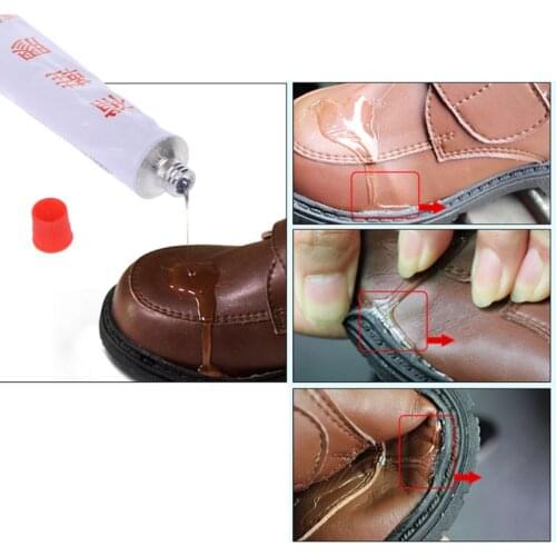 10ml Super Adhesive Repair Glue For Shoe Leather Rubber Canvas Tube Strong Bond