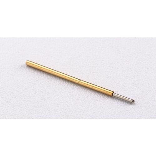 100 Pcs/Package Test Needle Spring P50-Q1 New Nickel-Plated Probe Needle Total Length 16.35mm DIY Detection Electronic Tool