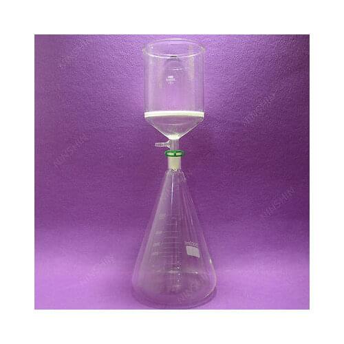 10000ML Filtration Kit,Erlenmeyer Flask+Filter Funnel(3#),Lab Filter Set