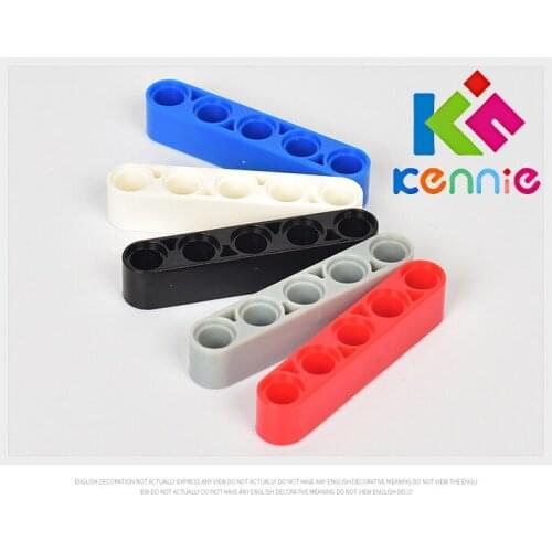 200pcs/lot Kennie Bulk Technic Liftarm 1x5 Thick MOC Motorcycle Model DIY Compatible With Parts Blocks Studless Beam NO.32316