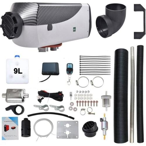 12V/24V 1-8KW Car Heater Auxiliary Heater Diesels Heater Single Hole With LCD Remote Control Key Switch For Car Trucks Boat