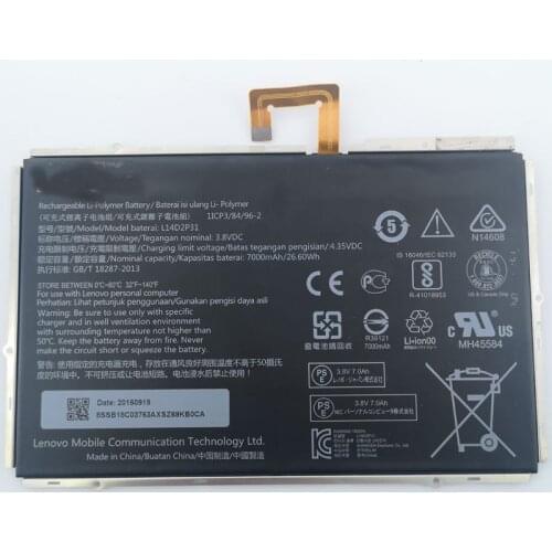 Used parts Tab 10 L14D2P31 7000mAh Battery For Lenovo Tab 3 10 TAB3 10 Business TB-X103F TB-X70L X70 X70N X70F