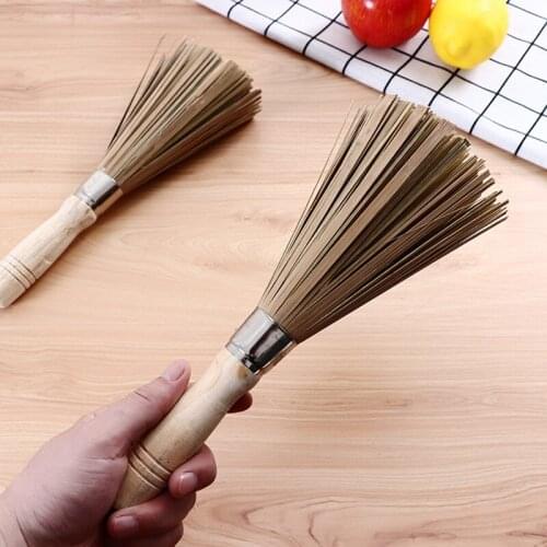 Kitchen Cleaning handmade bamboo wok brush