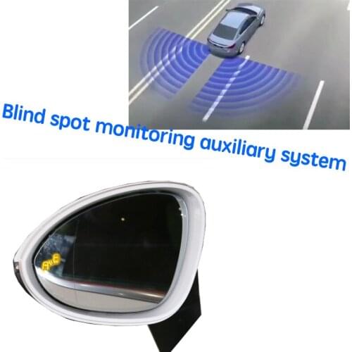 Car BSD BSM BSA Blind Area Spot Warning Drive Mirror Rear Radar Detection System For Porsche Cayenne 9Y0 536 2018~2020