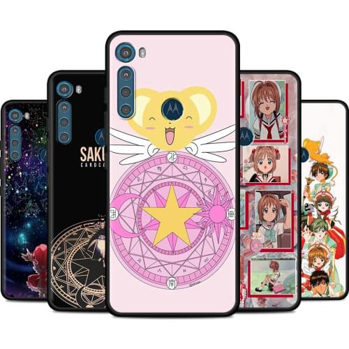 Card Captor Sakura Cover for Motorola One Fusion Hyper G9 Play G8 Power Lite G30 E6s Edge Plus G Stylus Mobile Phone Case