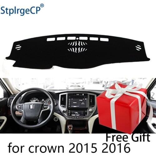 For Toyota Crown S210 2013- 2018 dashboard mat Protective pad Shade Cushion Pad interior sticker car styling accessories