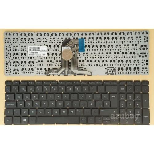 Spanish Keyboard Español Teclado For HP Home 15-ac000 15-af000 15-ay000 15-ba000 15-bd000, 250 G4 G5, 255 G4 G5, 256 G4 G5 Black