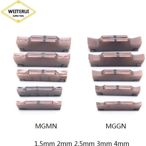 10Pcs MGMN150 200 250 300 400 MGGN 1.5mm 2mm 2.5mm 3mm 4mm Carbide insert Grooving Turning Cutting Tool Parting Off