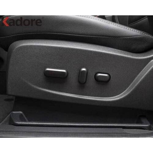 ABS Matte For Ford kuga Escape 2017 2018 2019 Interior Seat Adjustment Switch Button Cover Trim Car Styling Accessories