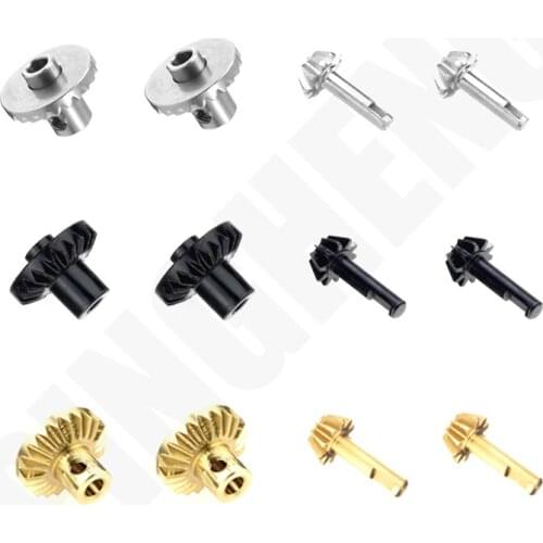 Metal Front & Rear Axle Drive Gears for MN1:12 MN40 96 99 99S/WPL1:16 B14 16 24 36 C14 24 34 RC Car General Upgrade Accessories