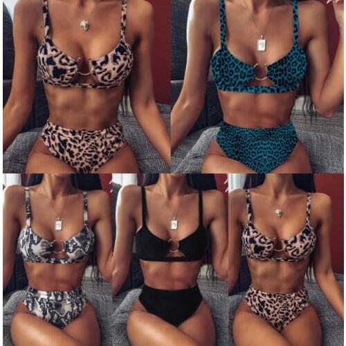 MUQGEW Leopard Swimwear