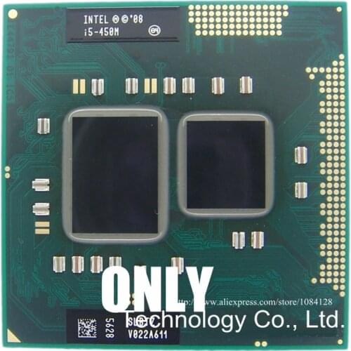 Original Intel core Processor I5 450M 3M Cache 2.4 GHz Laptop Notebook Cpu Processor Free Shipping I5-450M
