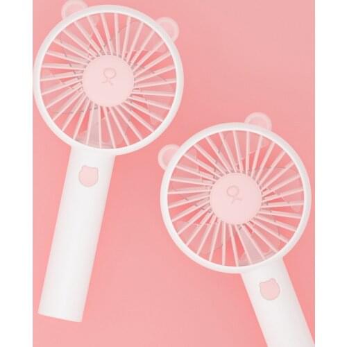 Mini Hand Held Fan Portable USB Rechargeable Cute Hand Free Fans Personal Portable Air Cooler Summer Cooler Outdoor Travel Fans