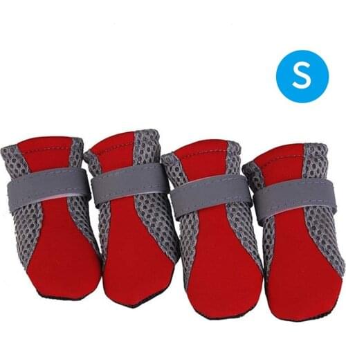 Pet Supplies Breathable And Comfortable Washable Non-deformable Non-slip Sole Pet Shoes Dog Net Shoes