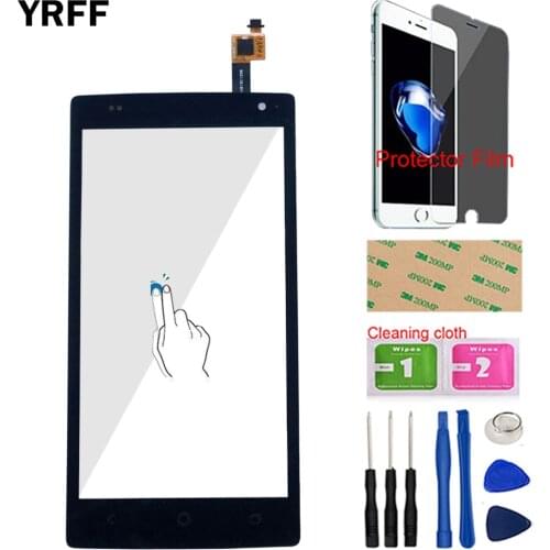 5.0" Touch Screen For Acer Liquid Z5 Z150 Touch Screen Panel Sensor Digitizer Outer Glass Tools Protector Film