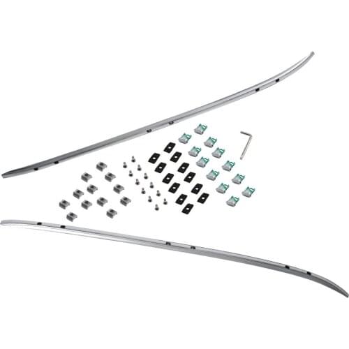 2Pcs Silver Roof Rack Rails for Mazda CX-9 CX9 2016-2021 Aluminum Luggage Improves The Accessibility & Appearance for SUV