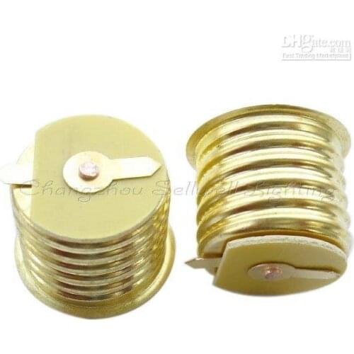 Shrapnel D204 Lampbase E27 Brass