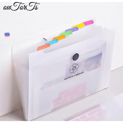 Waterproof 8/12 Layers A4 Expanding File Folder Organizer Bag Briefcase Document Paper Organizer School Office Stationery
