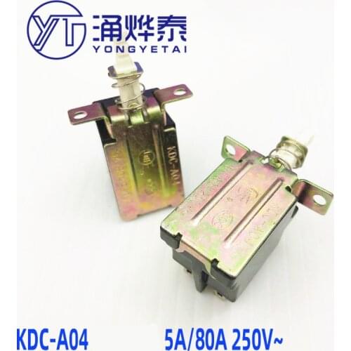 YYT 2PCS KDC-A04-(88) 4-pin power amplifier computer audio button accessories power switch 5A/80A250V speaker