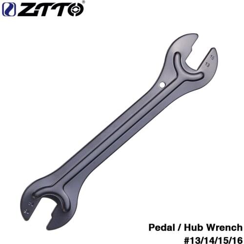 1pcs ZTTO High Quality Bicycle Steel Wrench Hub Repair Spanner 13 14 15 16 4 in 1 Remover Tool