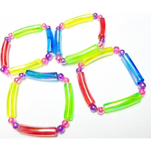 100pc colorful bracelet Carnival Trinket Novelty birthday party favors pinata souvenirs gadget wedding gift for guest giveaways