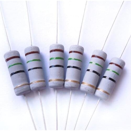 3w 15 ohm15R ohm 1 ohm 100% Original New Fixed Resistor Metal Oxide Film Resistors Resistance +/- 5% (200pcs)
