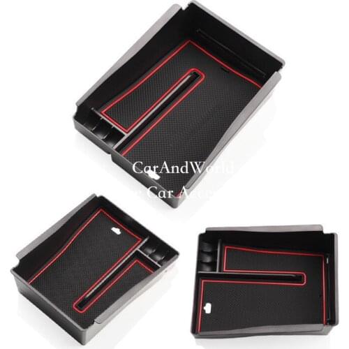 For Hyundai Tucson 2015 2016 2017 Auto Central Console Armrest Storage Box Glove Box Inner Stowing Tidying Car-Styling Accessory