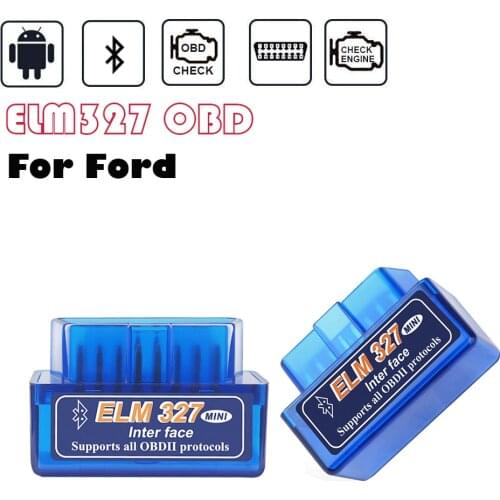 For Ford Fusion Focus MK2 Mondeo MK4 Fiesta ST Range ELM327 OBD2 Scanner Torque Android Bluetooth OBD Car Diagnostic Tools