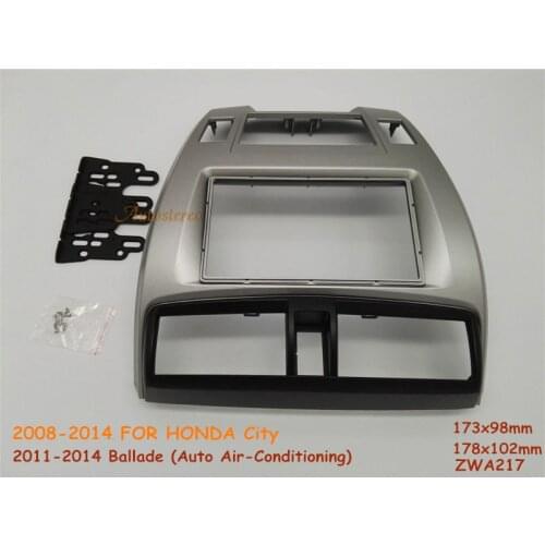 ZWNAV 11-217 Car Radio Face Fascia Plate Panel Frame for HONDA City,Ballade (Auto Air-Conditioning)