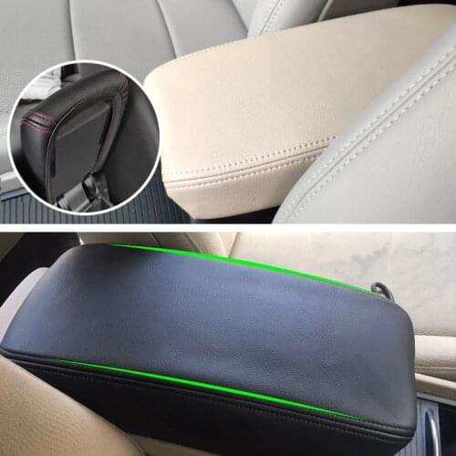 Car Microfiber Leather Center Console Armrest Box Cover Protective Trim For Honda Civic 8th Gen 2006 2007 2008 2009 2010 2011