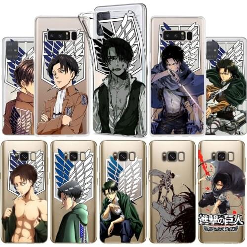 Levi Ackerman Phone Casefor Samsung Galaxy A21S A32 A41 A52 A72 A71 A70 4G/5G S10 S20 S21 Plus Ultra Soft Cover Attack on Titan