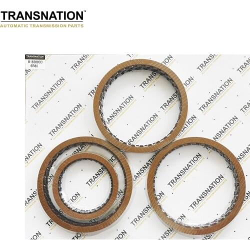 6R80 Auto Transmission Friction Kit Clutch Plates Fit For FORD Car Accessories Gearbox Parts Transnation B183880D