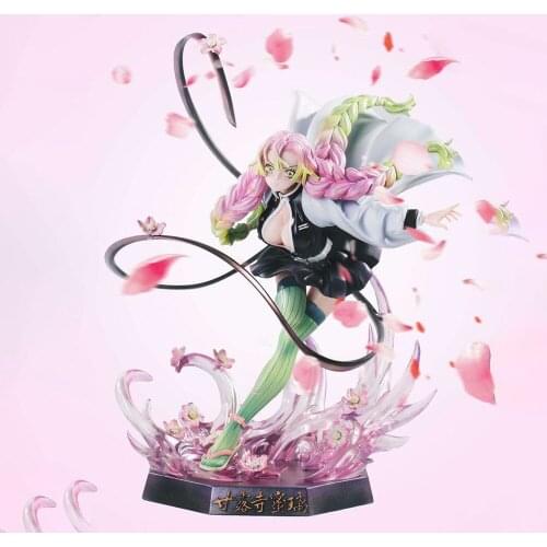 Demon Slayer Blade Lianzhu Ganlu Temple Mili GK Ghost Killing Team Jane Carved Anime Two-dimensional Model Statue Decoration