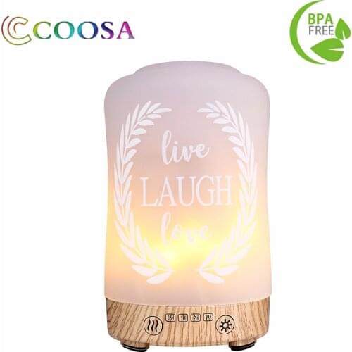 Flame Lamp Aessential Oil diffuser 100ml Ultrasonic Aroma diffuser Waterless Auto-off Steam difusor Aromaterapia Mister Maker