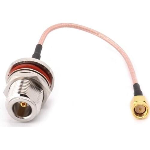 CPDD N Female Bulkhead To SMA Male Plug RG316 Pigtail Cable RF Coaxial Cables Jumper Cable