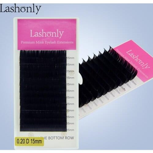 Lashonly False Eyelashes mink individual eyelash Extension maquiagem cilios for professionals soft mink eyelash extension