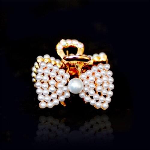2019 New Fashion Women Pearl Hair Clip Snap Hair Barrette Stick Hairpin Hair Styling Accessories For Women Girls Dropshipping